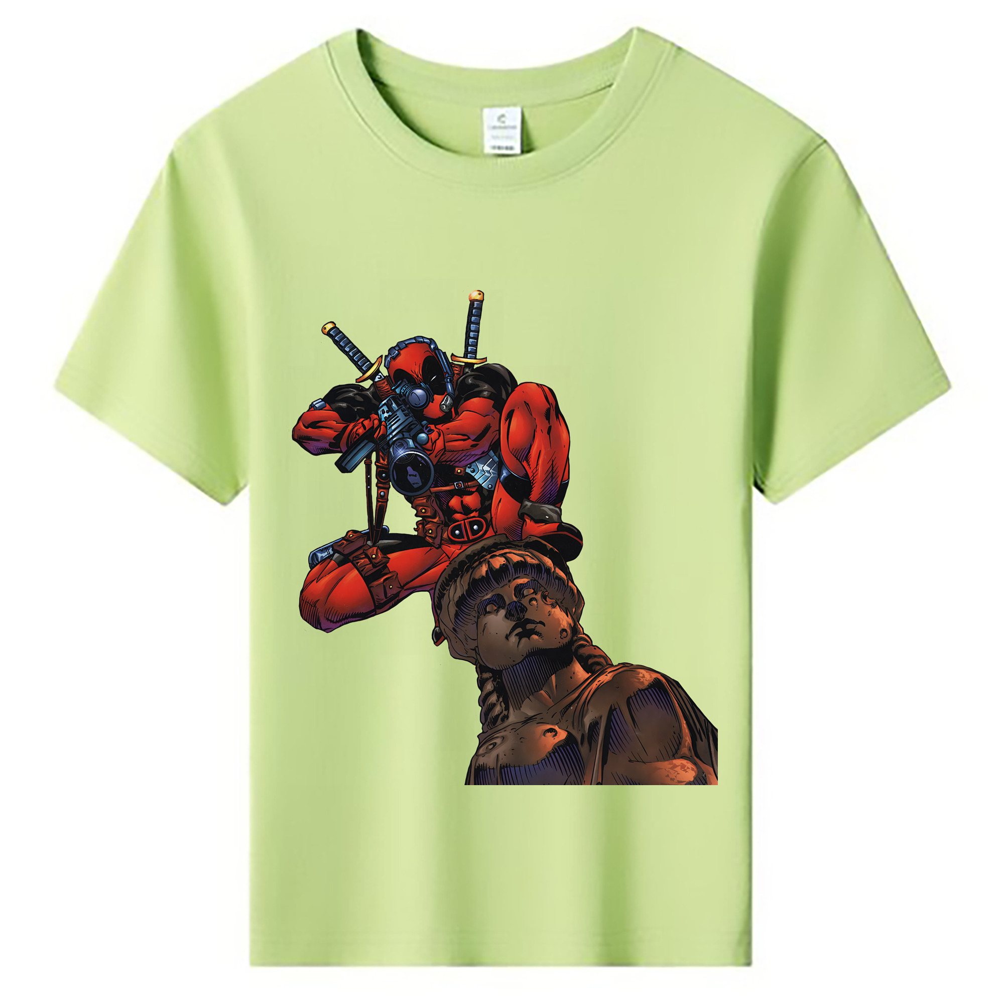 （画像用） Deadpool デッドプール 綿100％キッズTシャツ（フロントプリント）